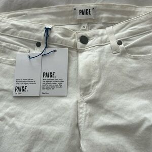 Paige white jeans 29 verdugo ankle